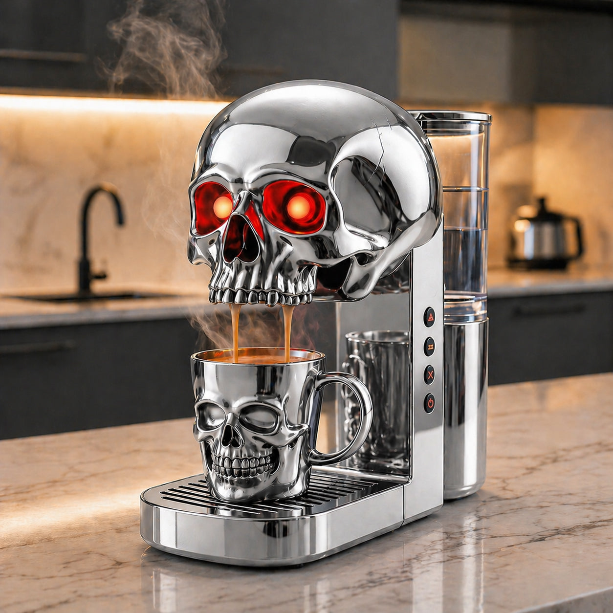 Cafetière multicapsules SkullCoffee